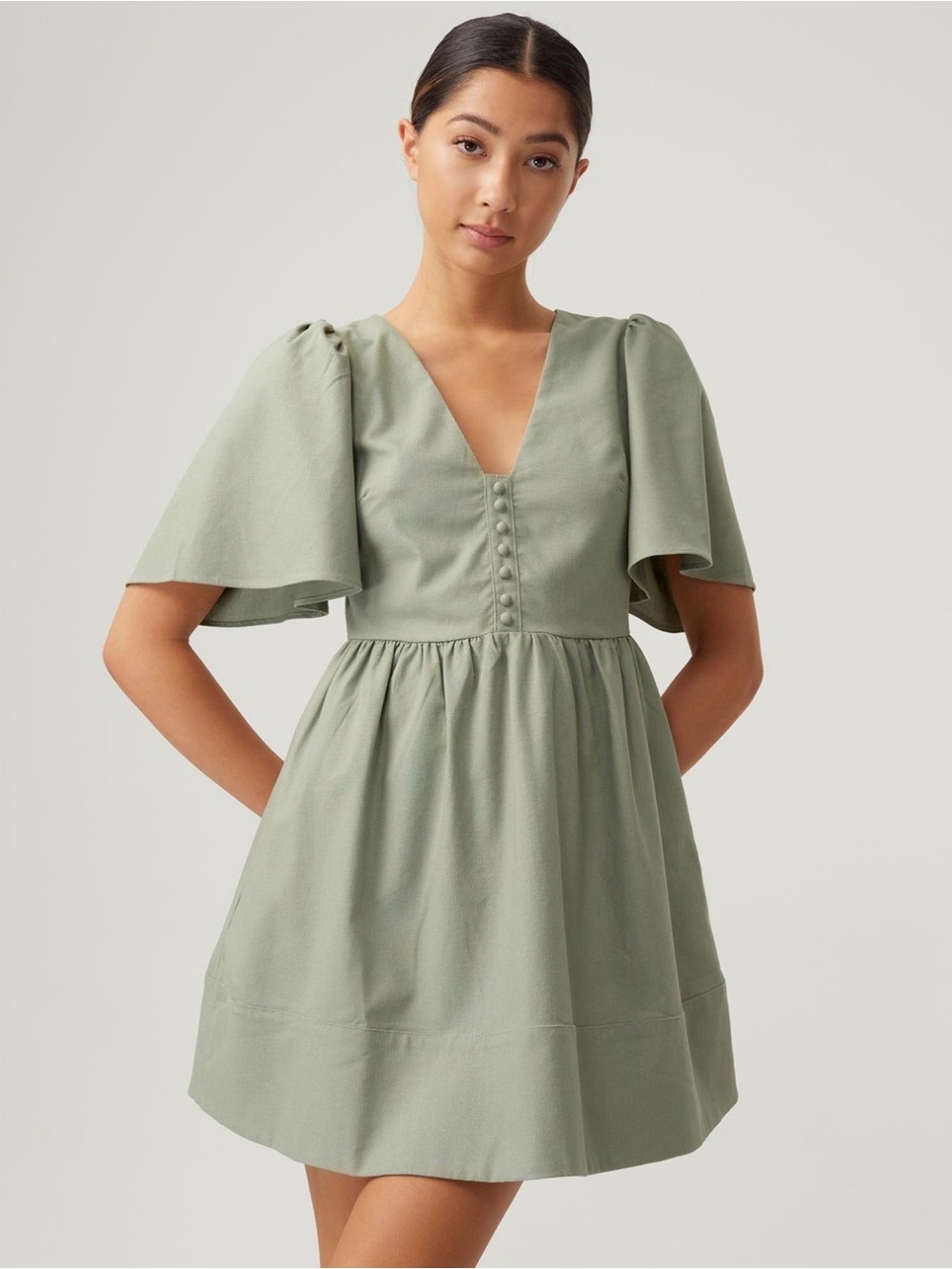 The Fated Tulip Mini Dress
